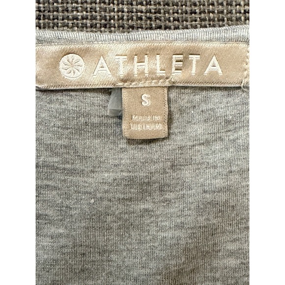 Athleta Grey Tank Maxi Dress Small Lightweight Stretch Casual Travel Athleisure - Picture 7 of 7